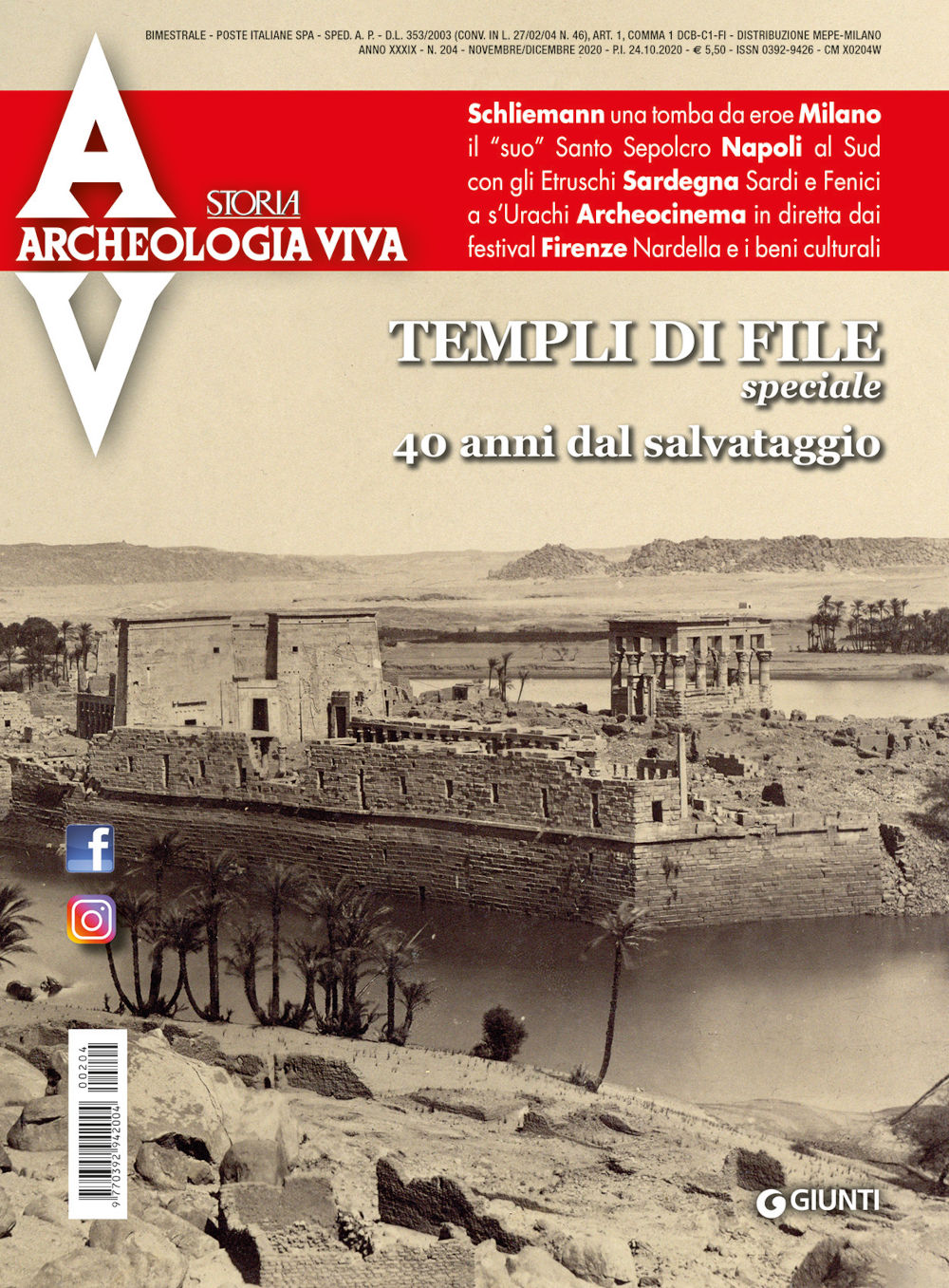 Archeologia Viva n. 204 - novembre/dicembre 2020. Rivista bimestrale