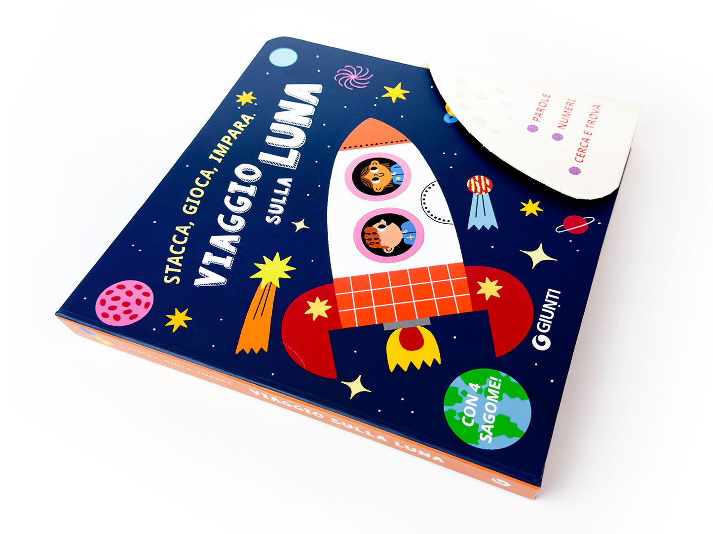 Viaggio sulla luna. Stacca, gioca, impara
