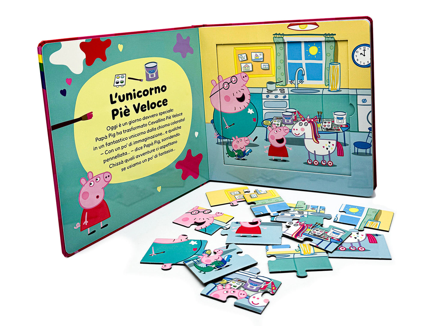 Magici unicorni. Libro Puzzle