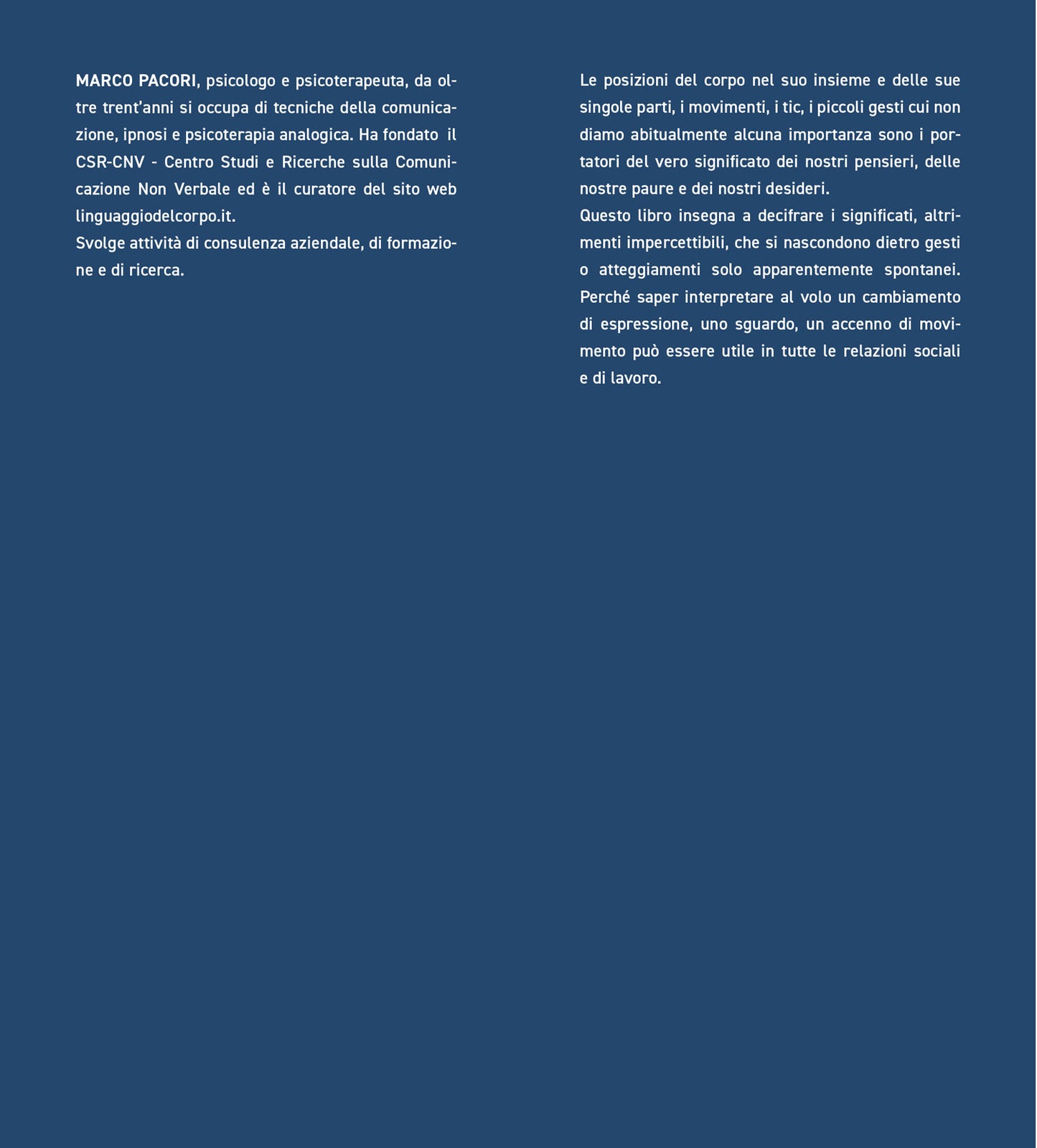 Come interpretare i messaggi del corpo