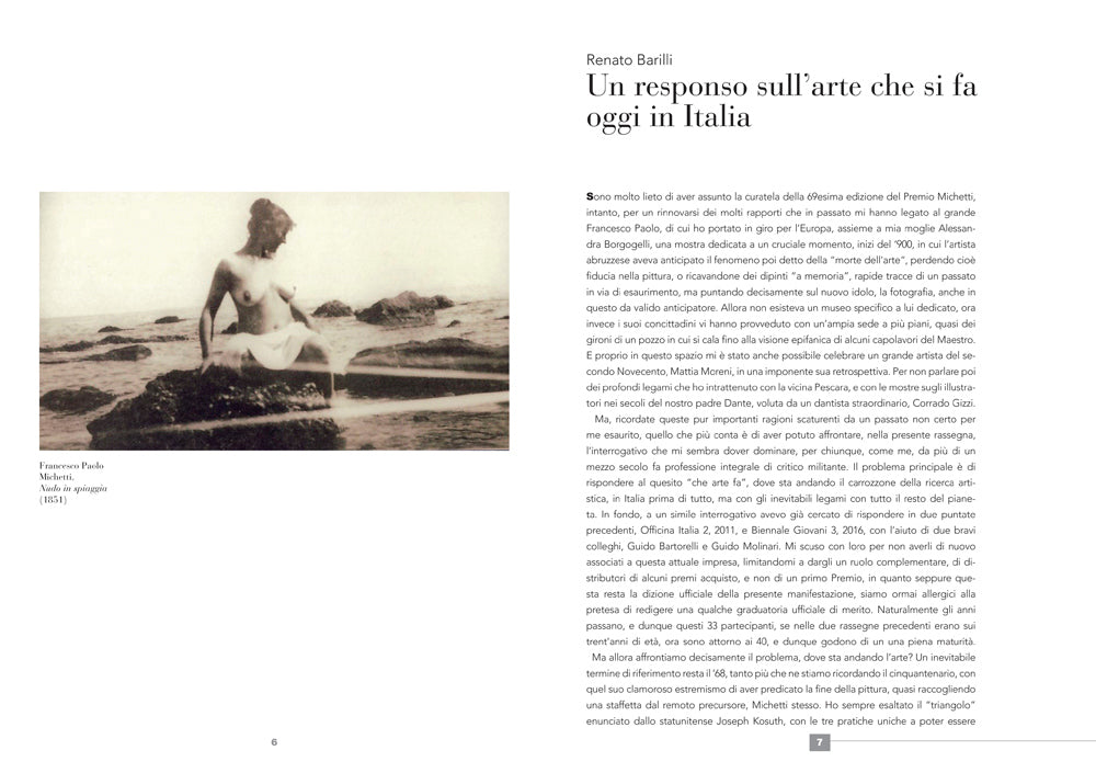 69° Premio Michetti. Che arte fa, oggi, in Italia