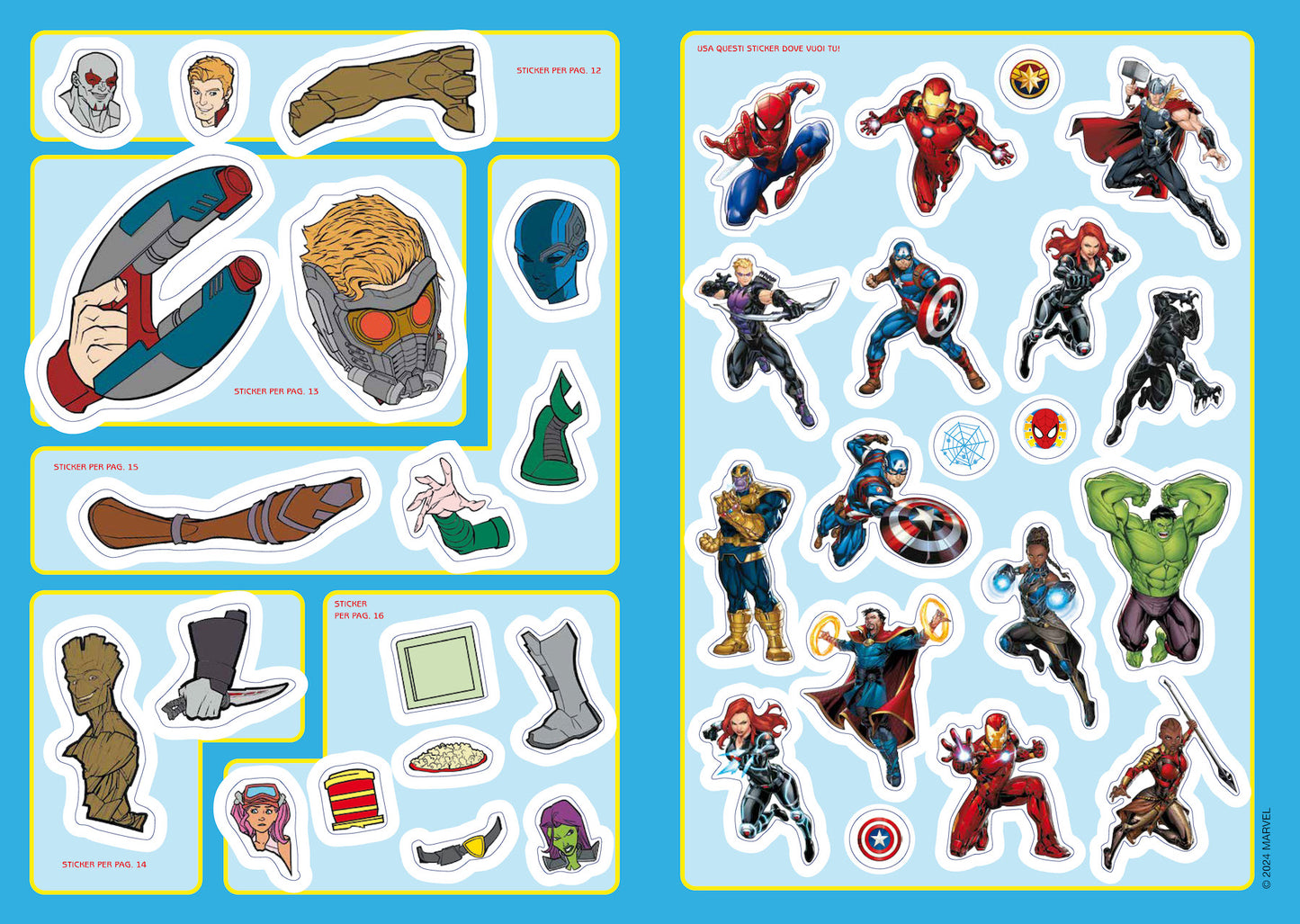 Marvel Staccattacca&colora. I tuoi supereroi