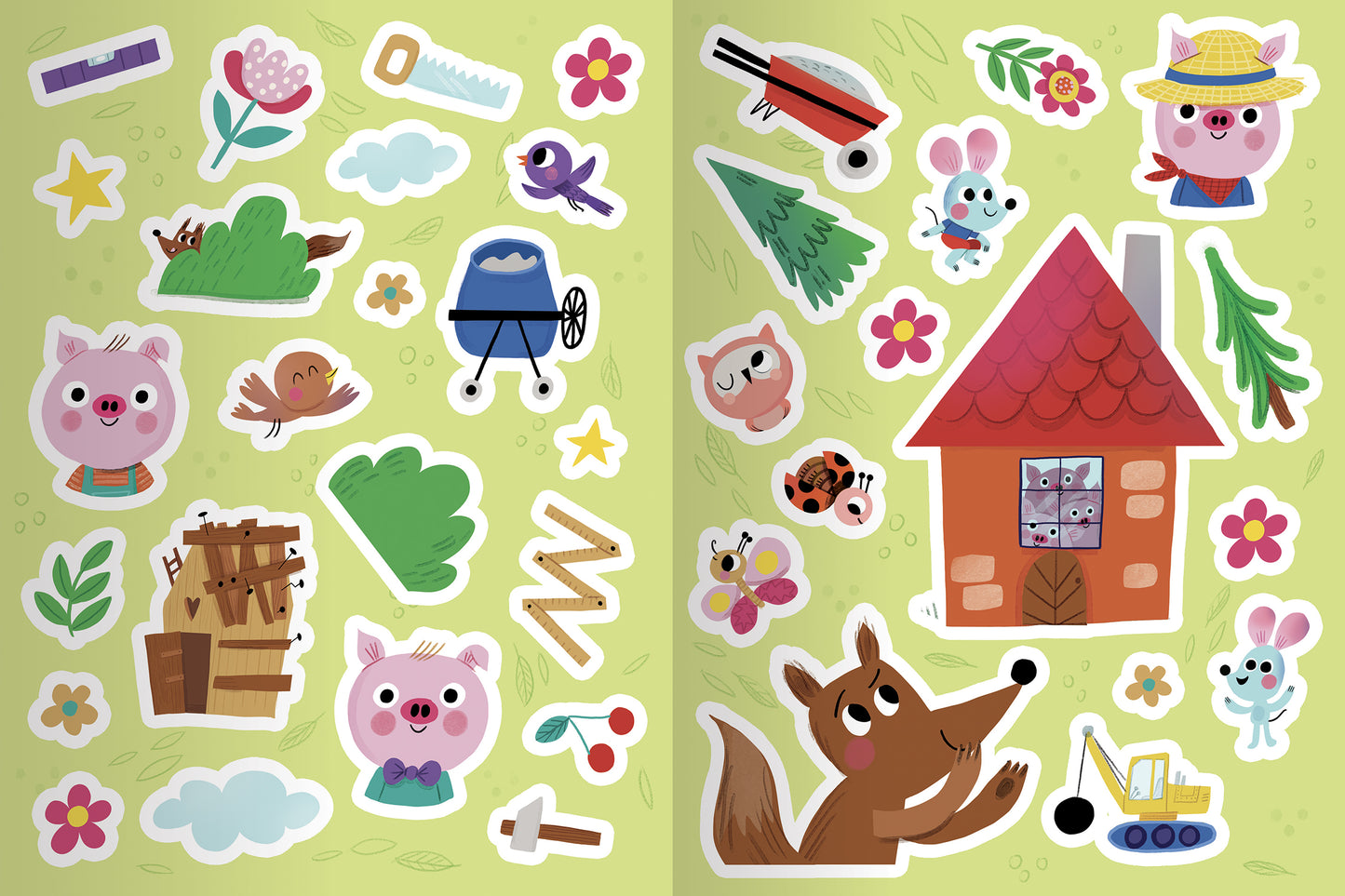 I Tre Porcellini. Attività, Tatuaggi e Sticker