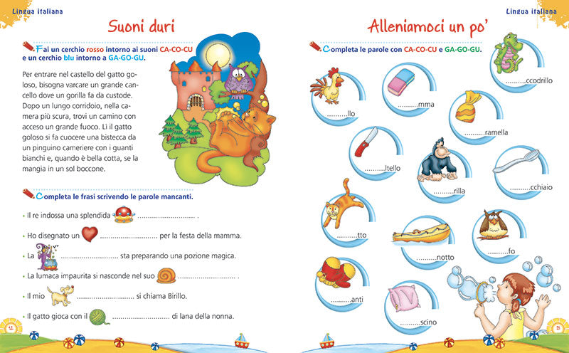 Leggo scrivo conto in vacanza - 6/7 anni. Attività di ripasso di italiano e matematica