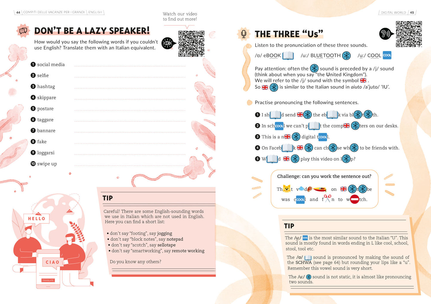 Compiti delle vacanze per i grandi English. Ripassa, impara e divertiti