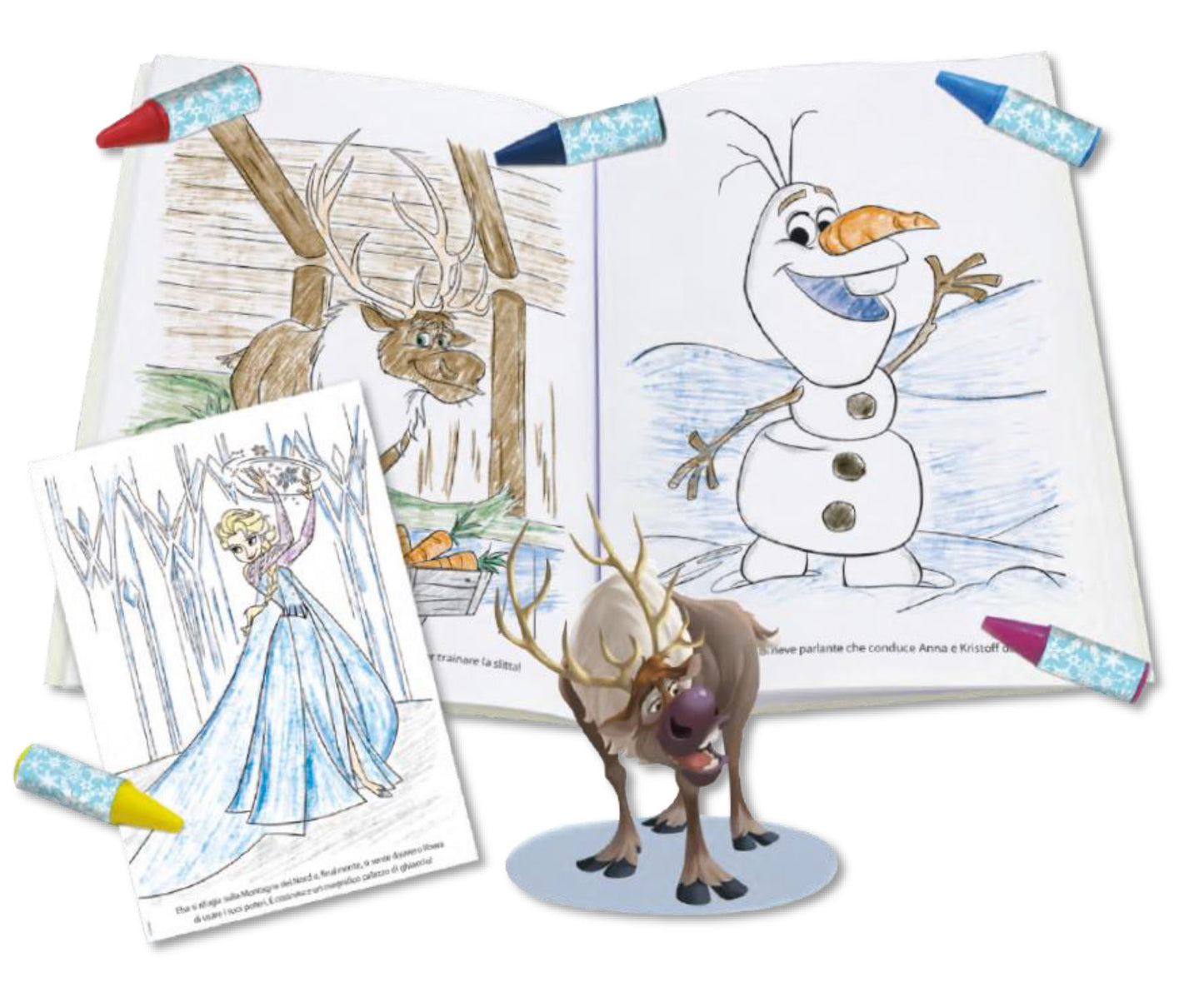 Libro Pastello Frozen. 12 mini pastelli per colorare!