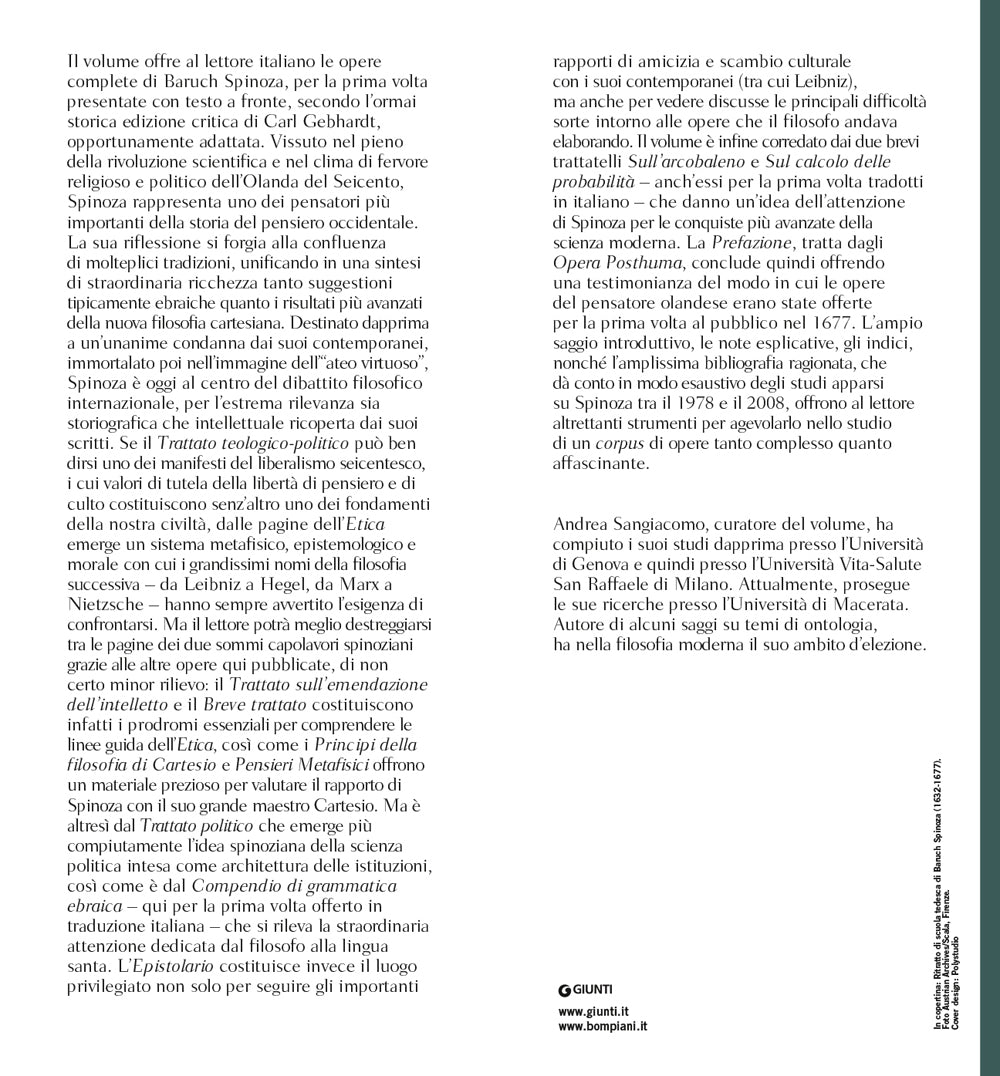 Tutte le opere. Testo latino e nederlandese a fronte