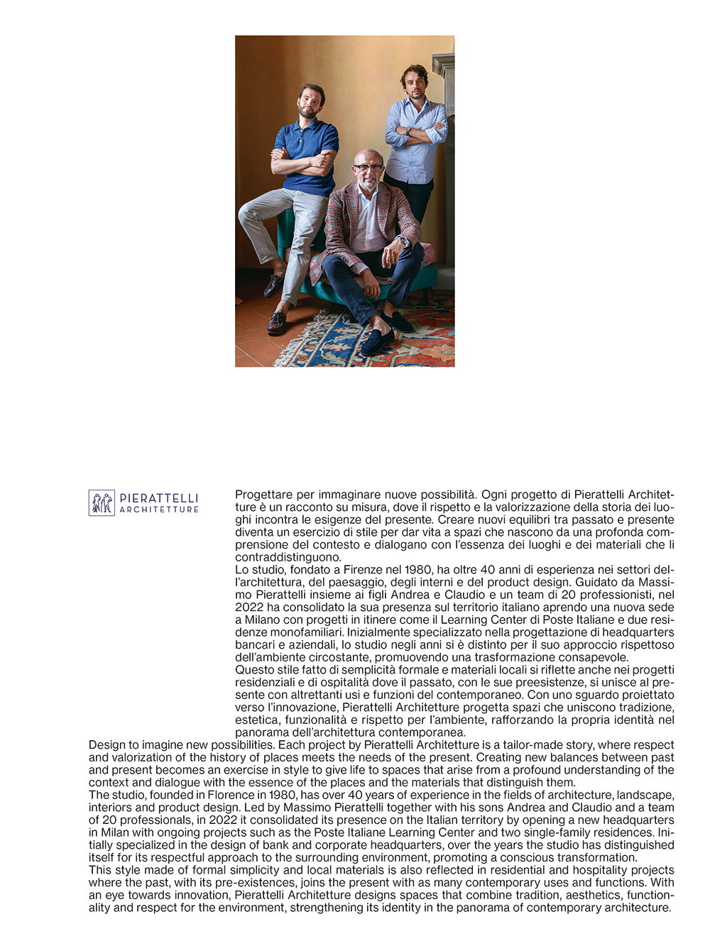 Architettura nel Dettaglio - Architecture in Detail. Pierattelli Architetture