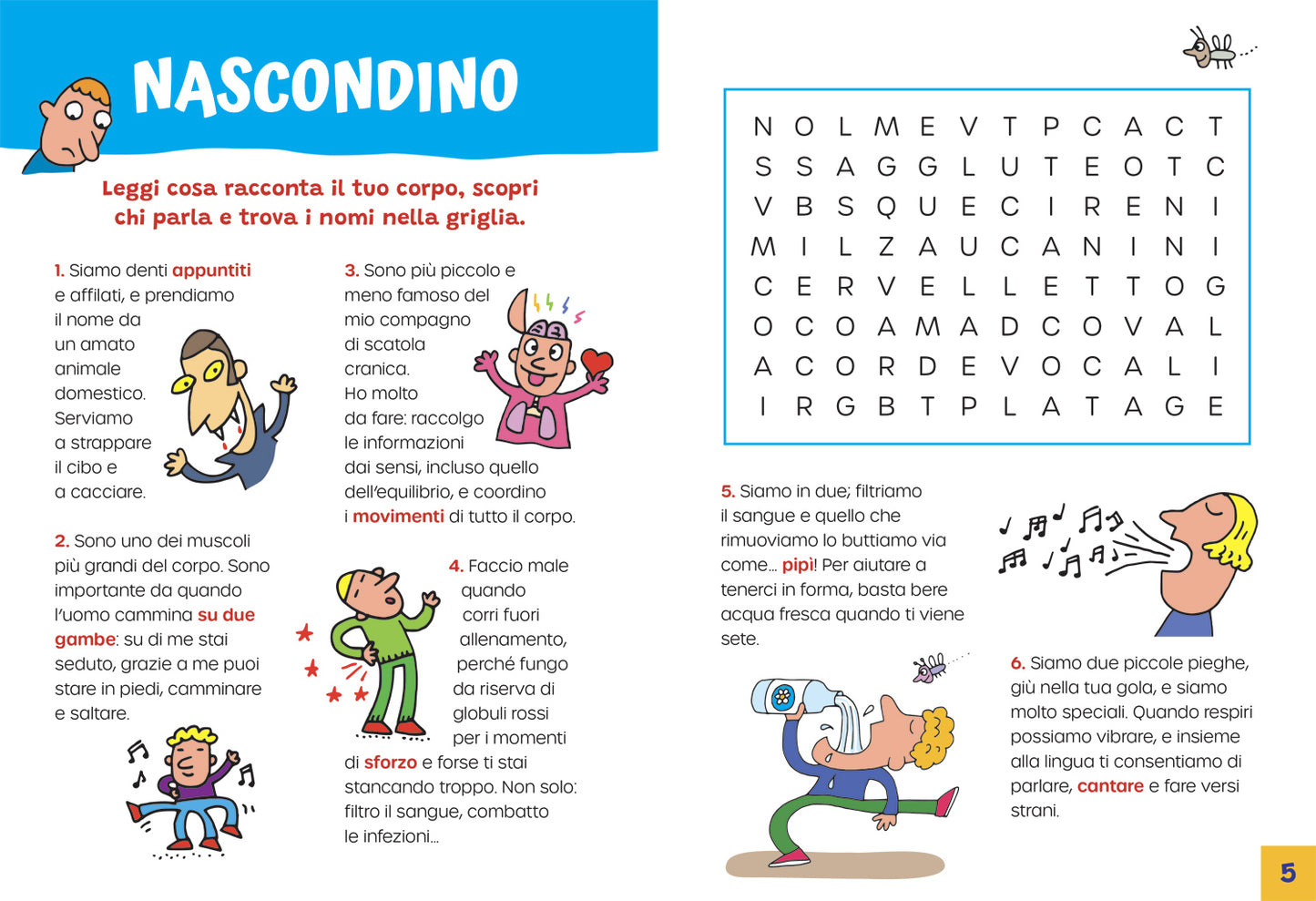 Scienza giochi e quiz per cervelli curiosi