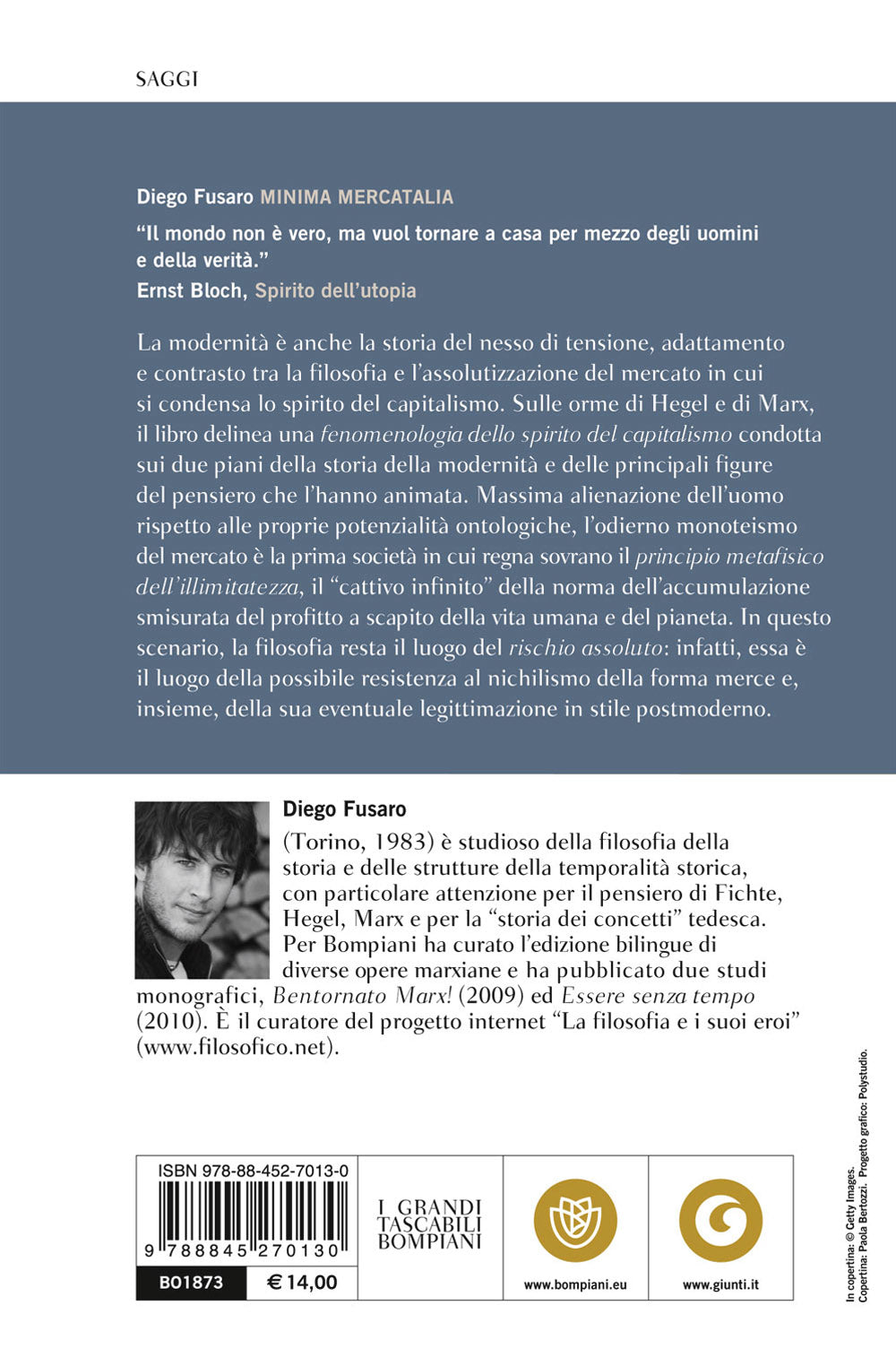 Minima mercatalia. Filosofia e capitalismo. Saggio introduttivo di Andrea Tagliapietra