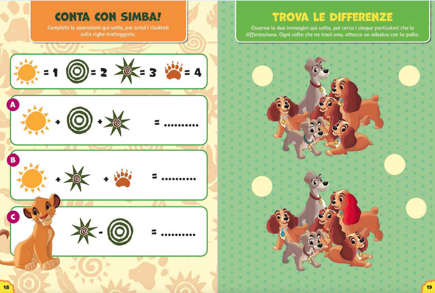 Cuccioli 500 Sticker Disney - Tante attività con i tuoi cuccioli