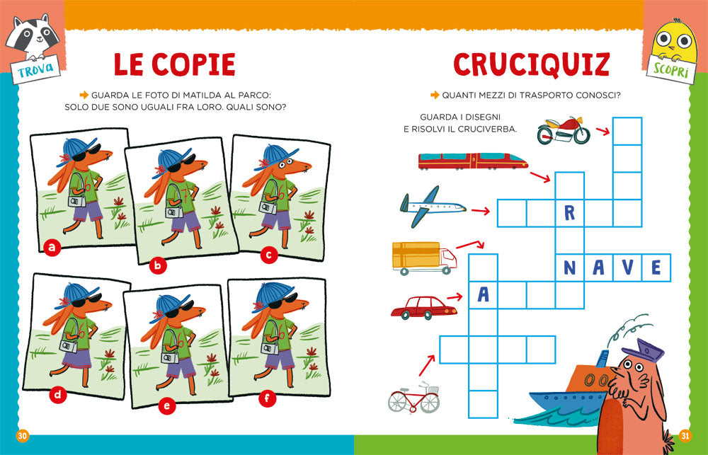 Giochi e passatempi per pulcini svegli