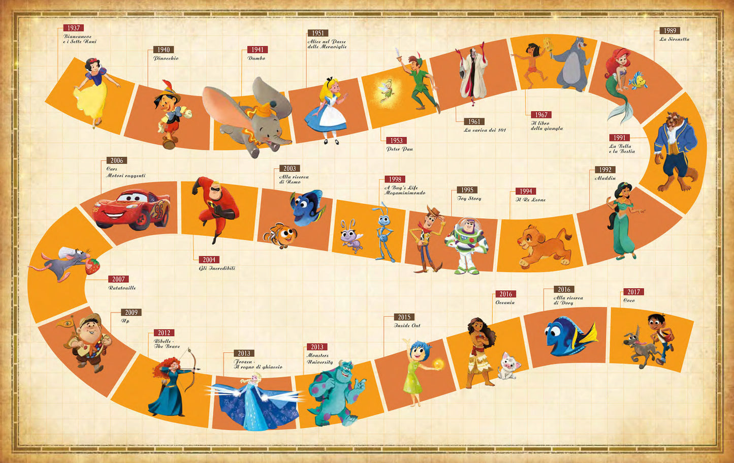 Grande libro delle mappe Disney. Una guida ai magici mondi Disney