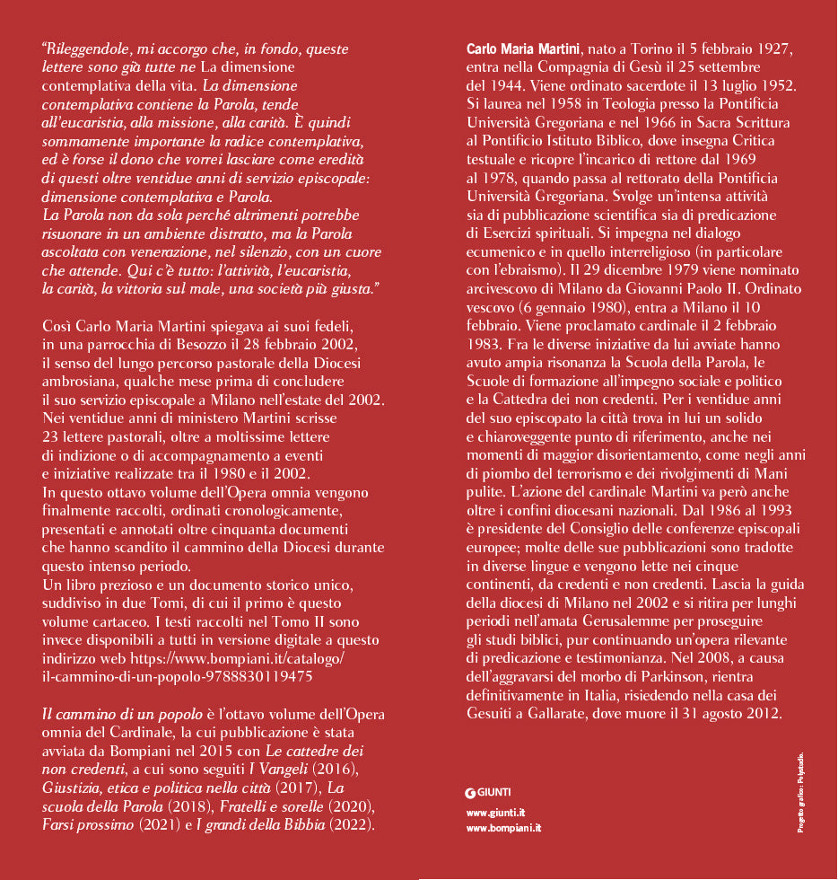 Il cammino di un popolo. Lettere pastorali e programmatiche