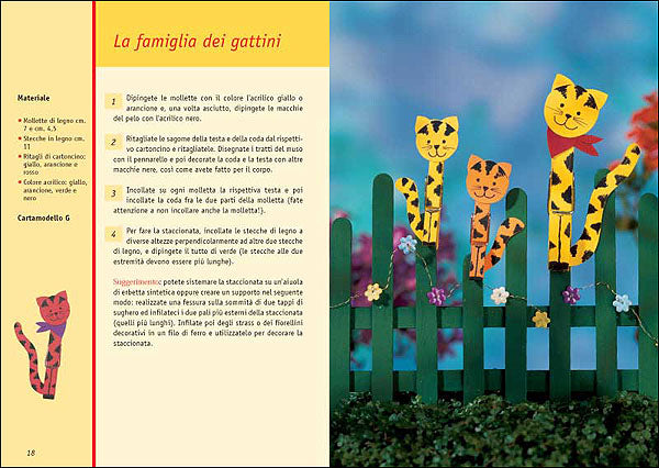 Creare con le mollette di legno