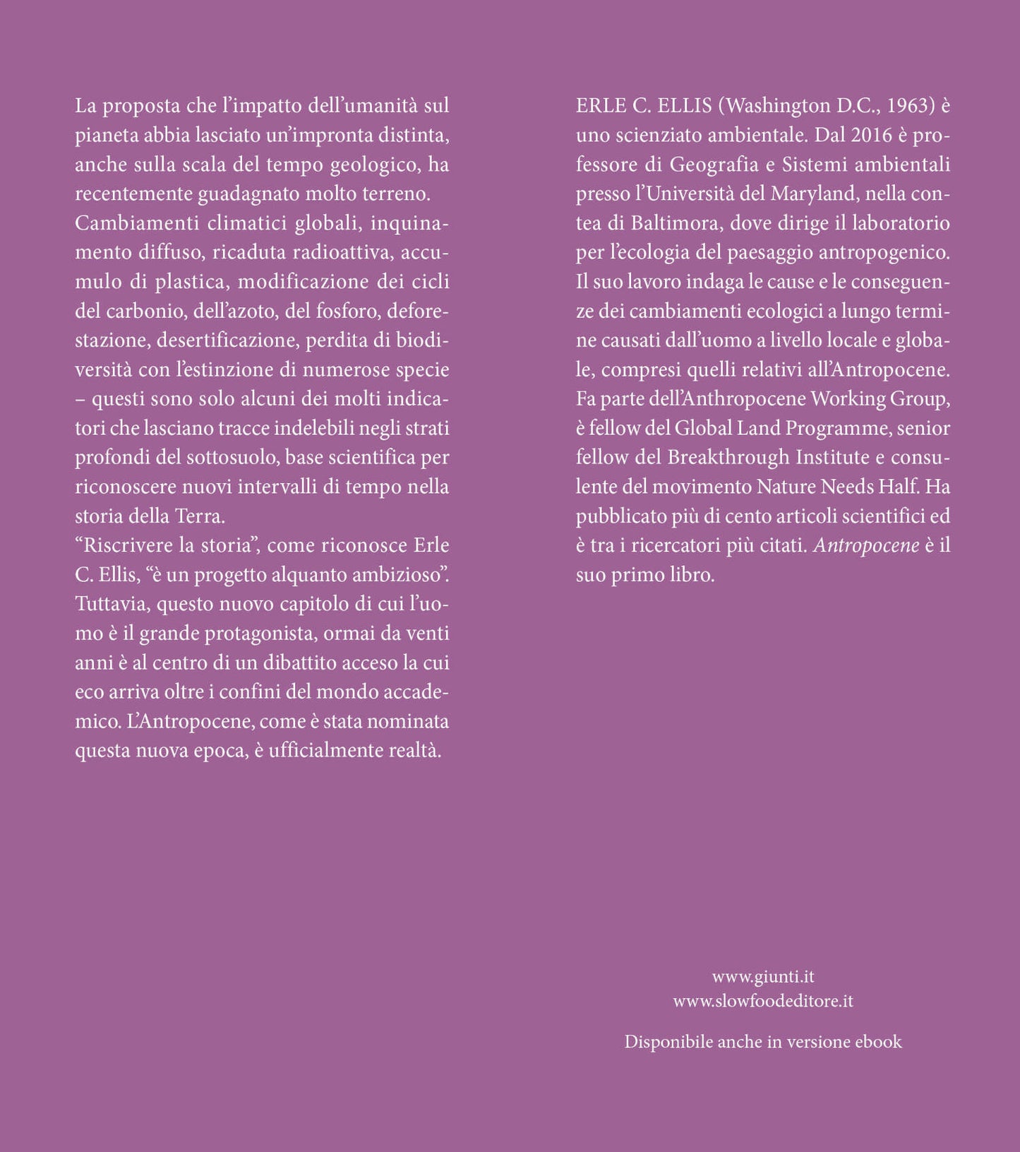 Antropocene. Esiste un futuro per la Terra dell'uomo?