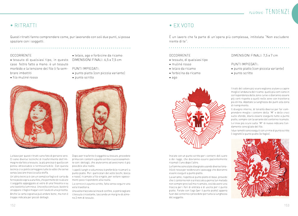 Scuola di ricamo. Con un’intera parte dedicata alle NUOVE TENDENZE