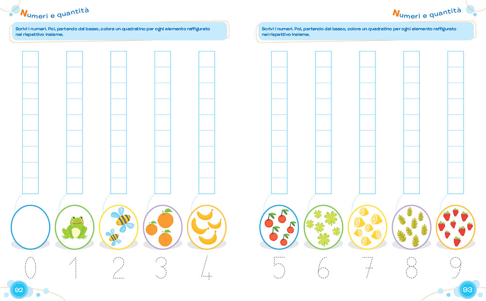 Il grande libro delle Lettere e dei Numeri - 4/6 anni