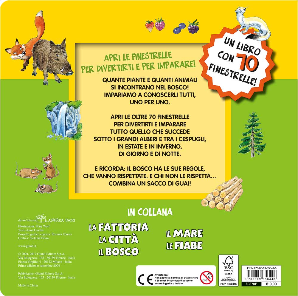 Il Bosco. Un libro con 70 finestrelle!