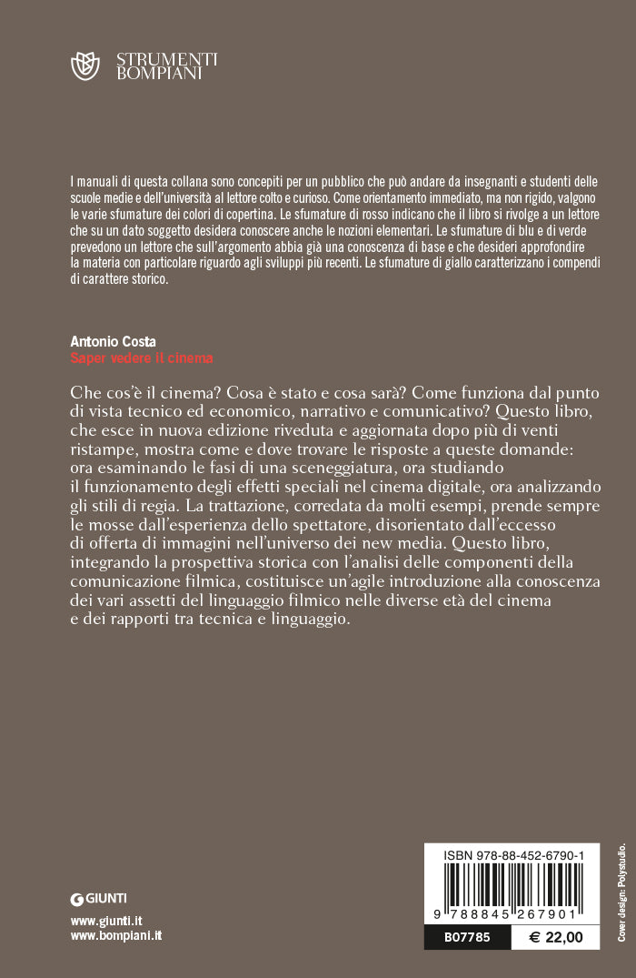 Saper vedere il cinema. Nuova edizione riveduta e aggiornata