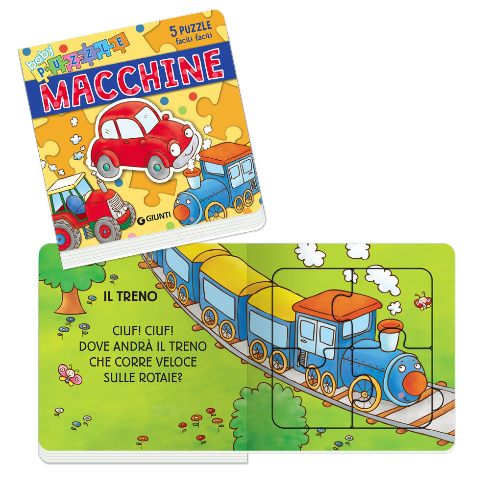 Macchine. 5 puzzle facili facili