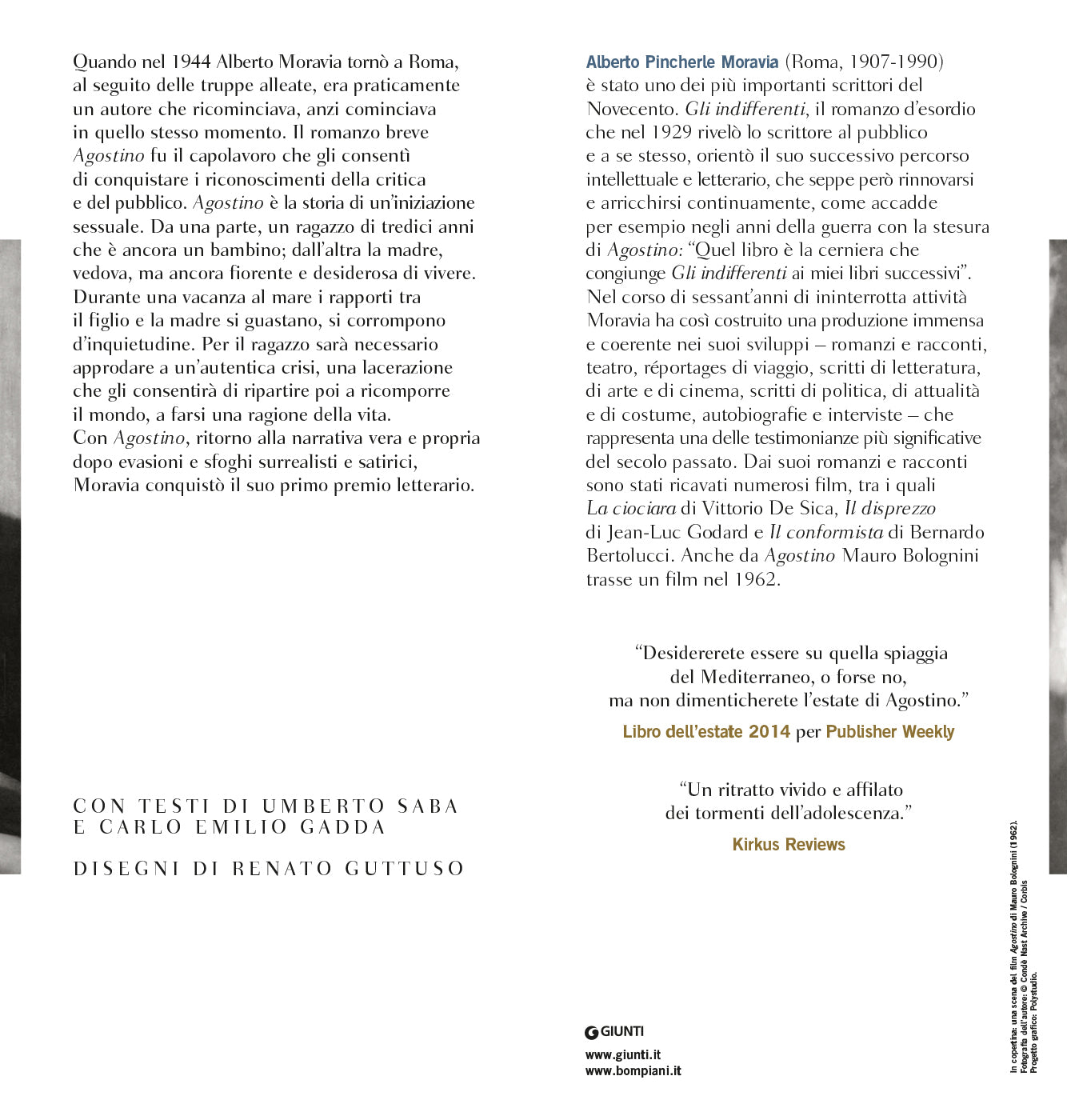Agostino. Nuova edizione - Con testi di Umberto Saba e Carlo Emilio Gadda