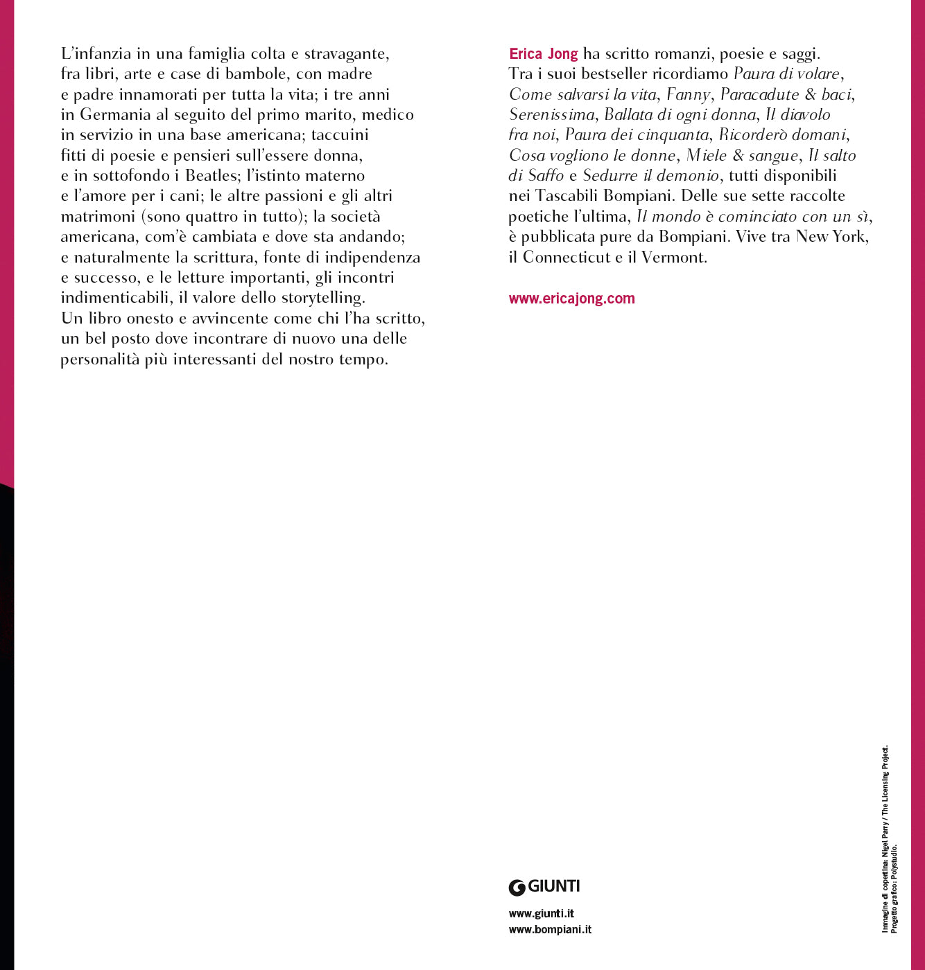 Senza cerniera. La mia vita