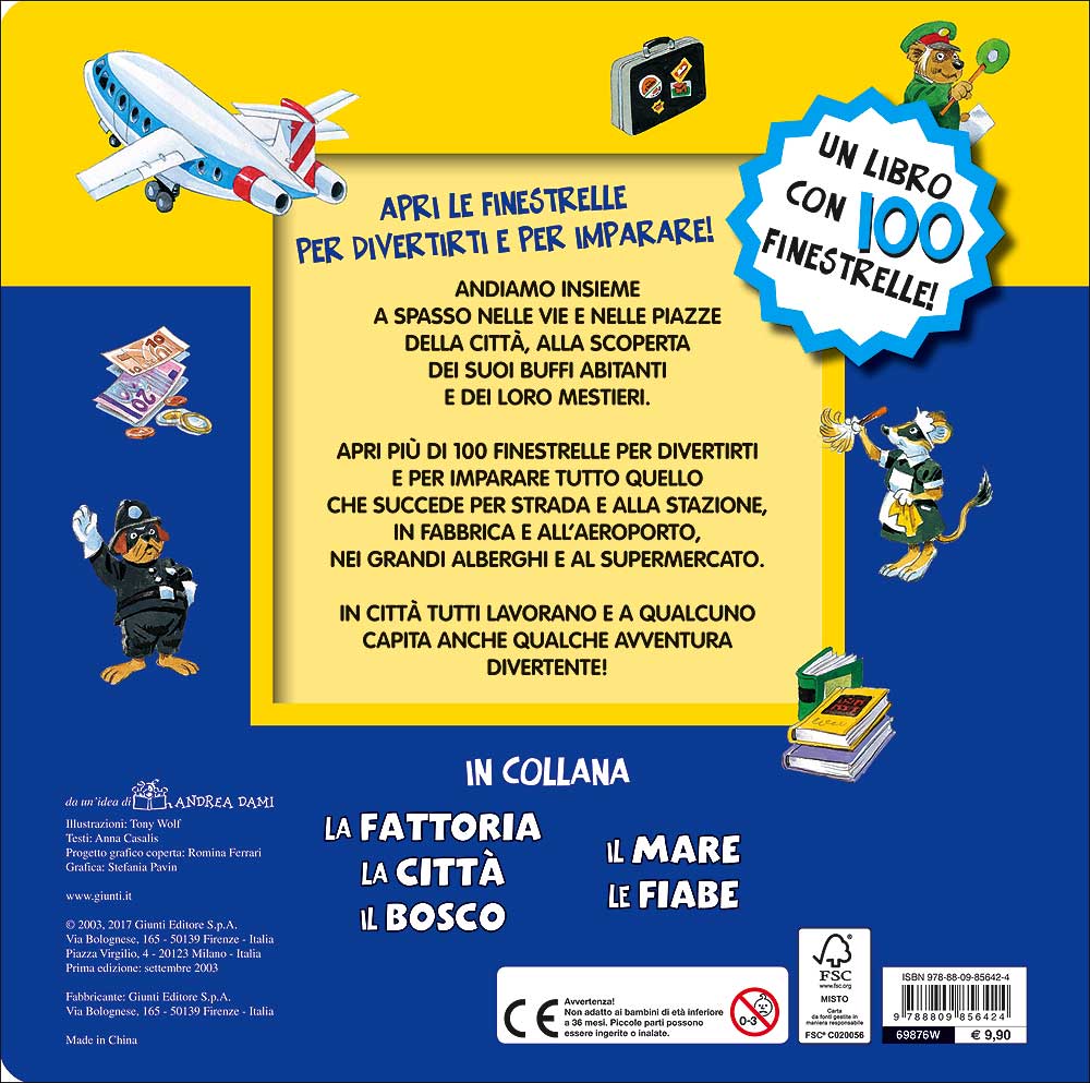 La Città. Un libro con 100 finestrelle!