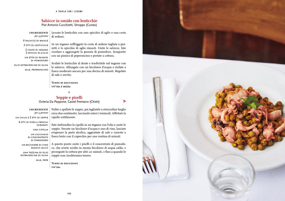 A tavola con i legumi. 110 ricette della tradizione