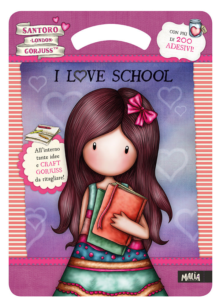 Gorjuss. I love school. Activity book con 200 adesivi