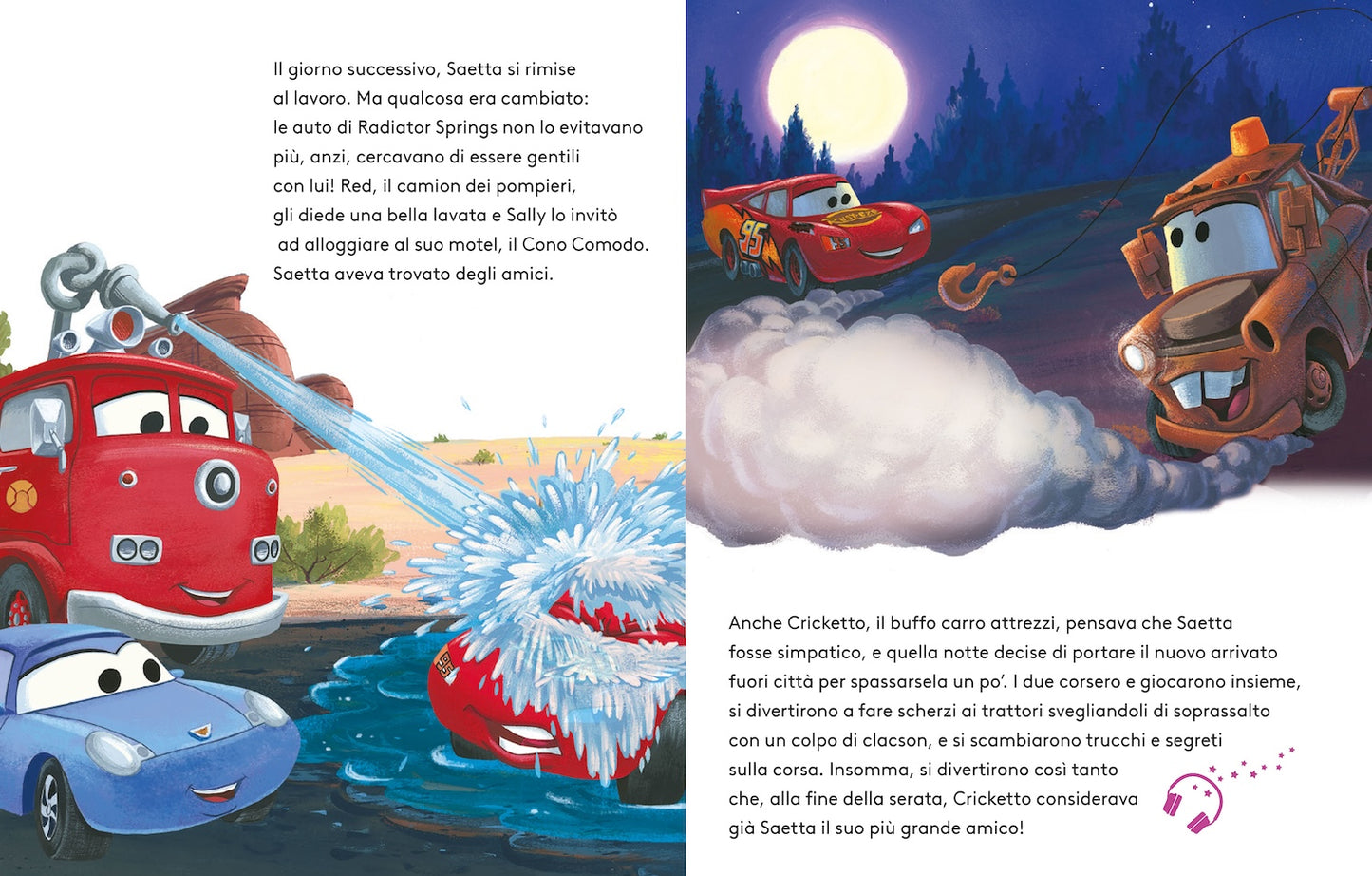 Cars Motori ruggenti Leggi e Ascolta QR Code