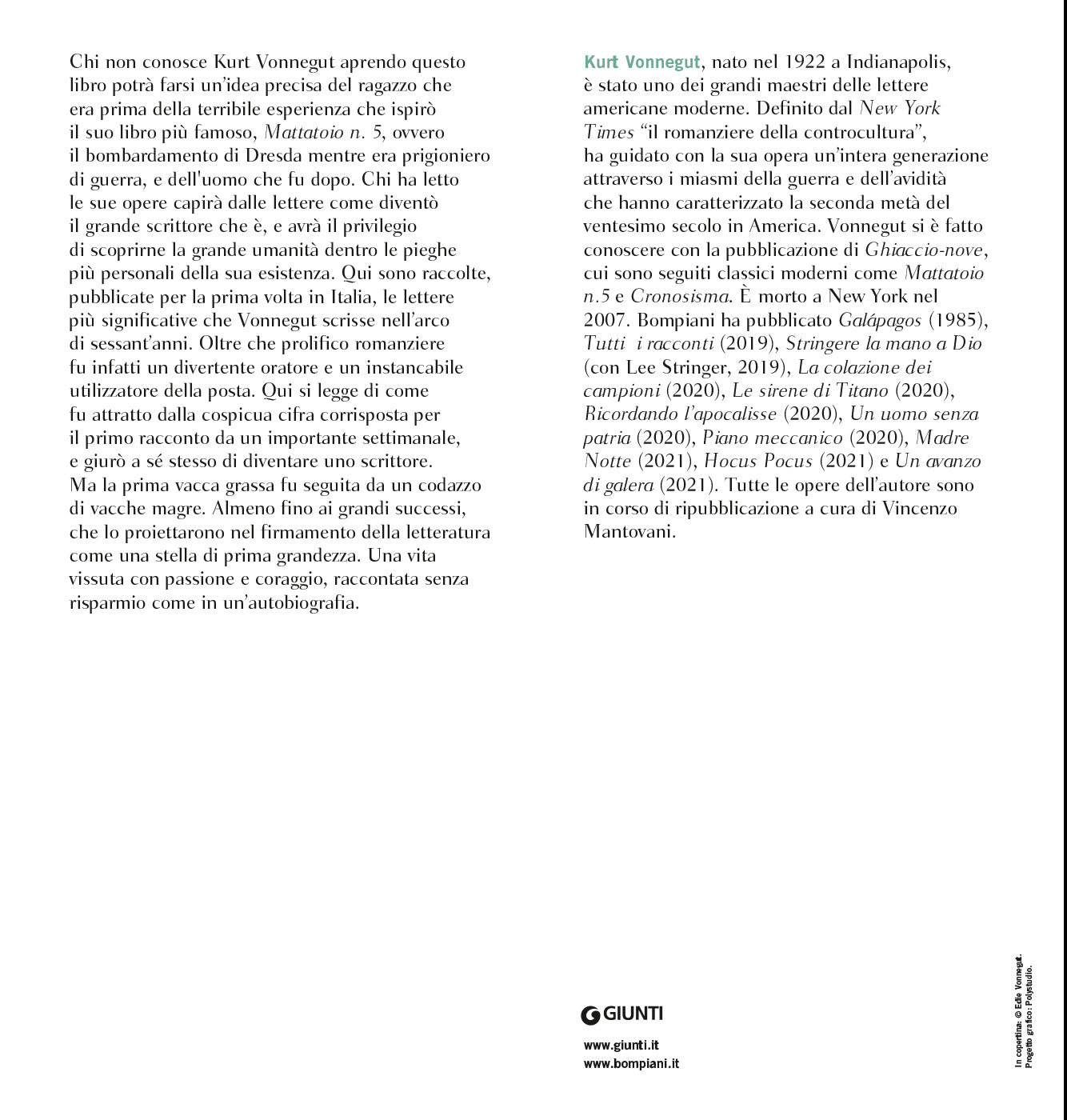 Tieniti stretto il cappello. Potremmo arrivare molto lontano. Lettere