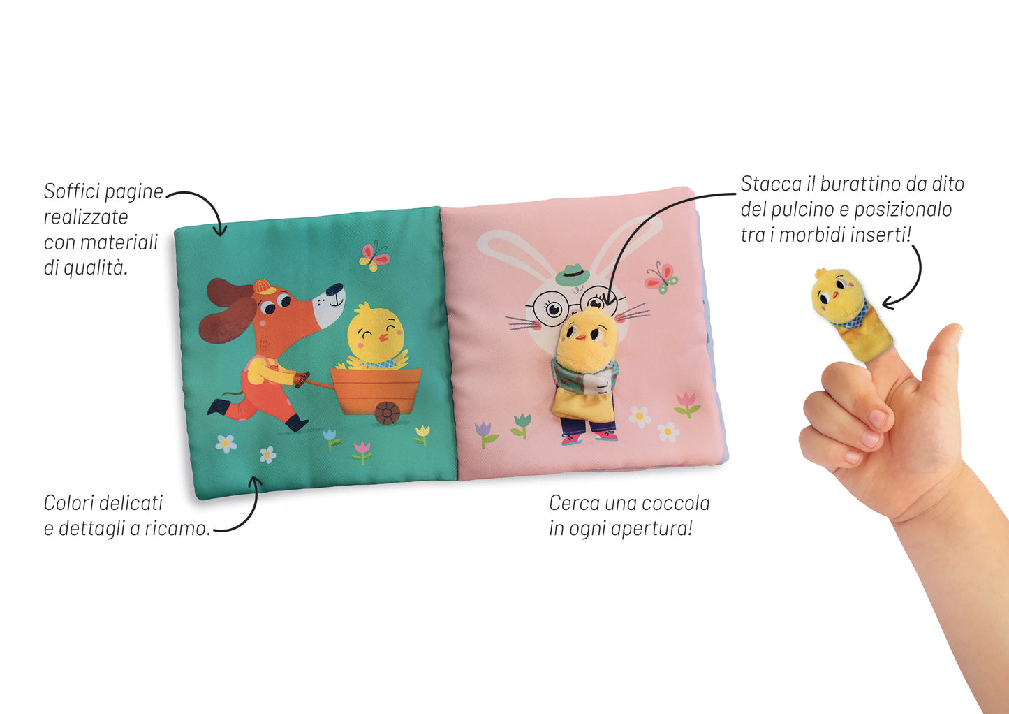 Animali della fattoria. Vieni con me alla ricerca di coccole?