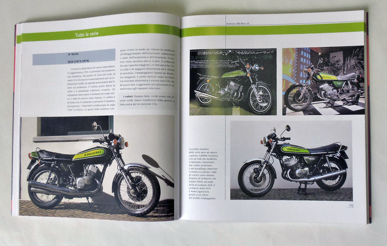 KAWASAKI 500 MACH III . 250, 350 e 400