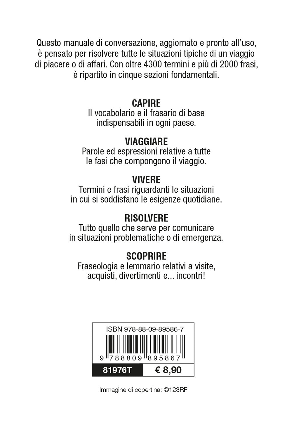 Inglese per viaggiare. Frasario/Dizionario