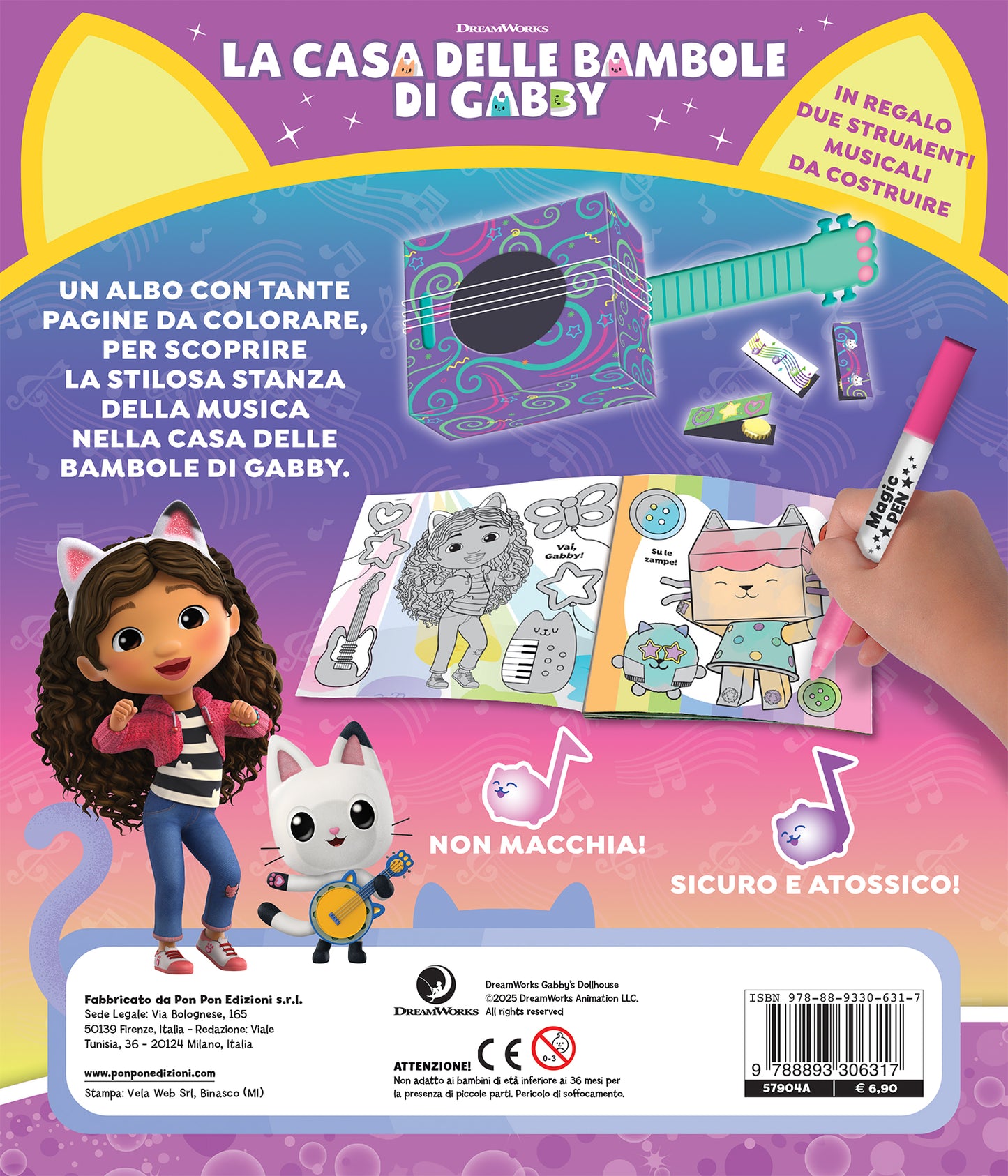 La Casa delle Bambole di Gabby. Albo magico. La stanza della musica