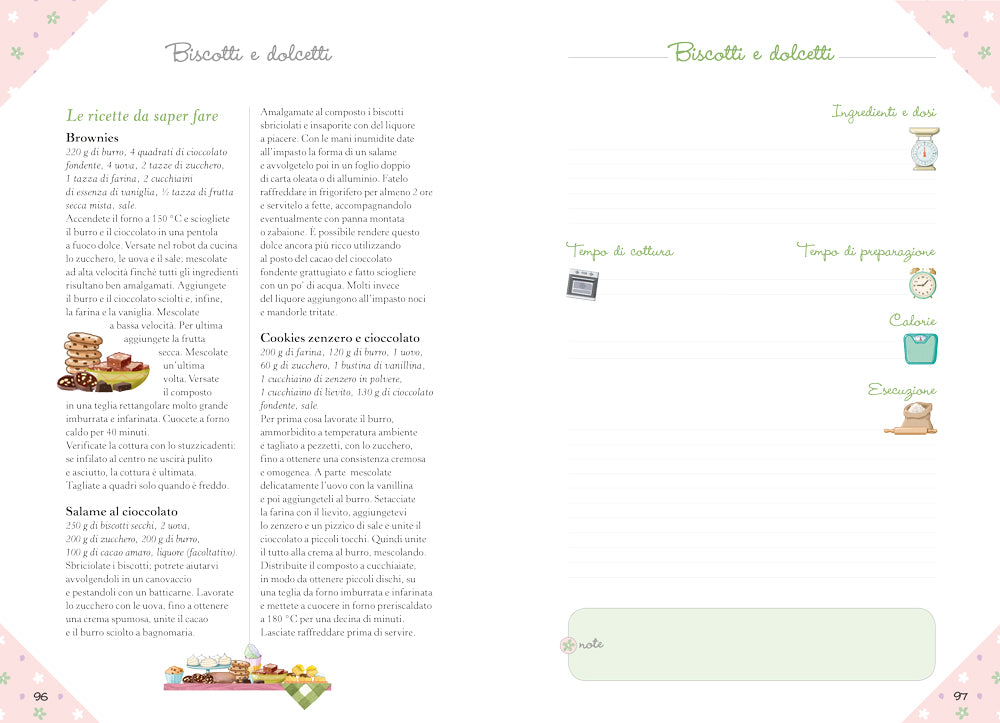 Il mio ricettario di casa. Dolci e dessert. Per raccogliere le mie ricette più buone