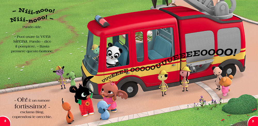 Bing. Il camion dei pompieri