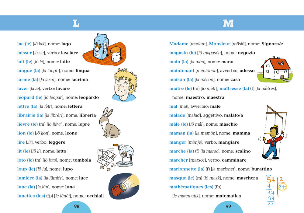 Dizionario francese per bambini