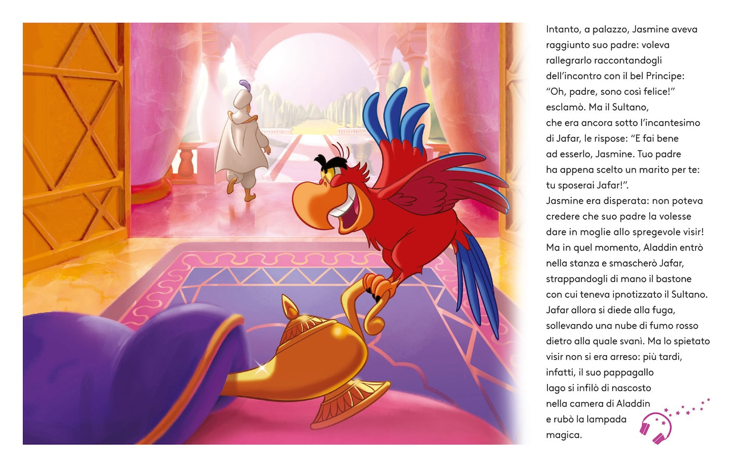 Aladdin Leggi e ascolta con QR Code. Inquadra il Qr code e ascolta