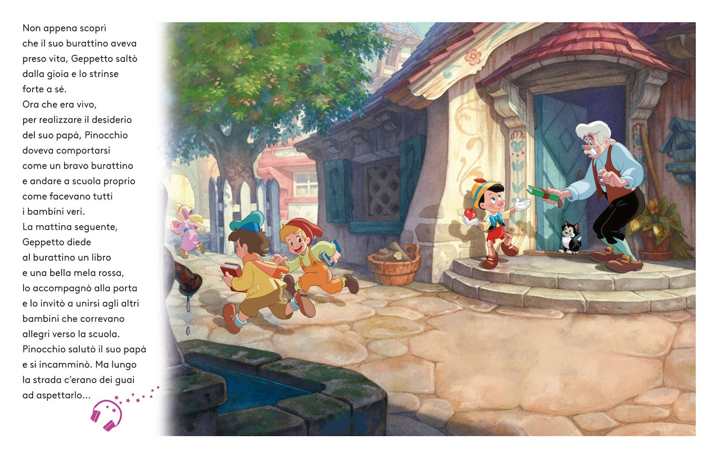 Pinocchio Leggi e ascolta con QR Code. Inquadra il Qr code e ascolta