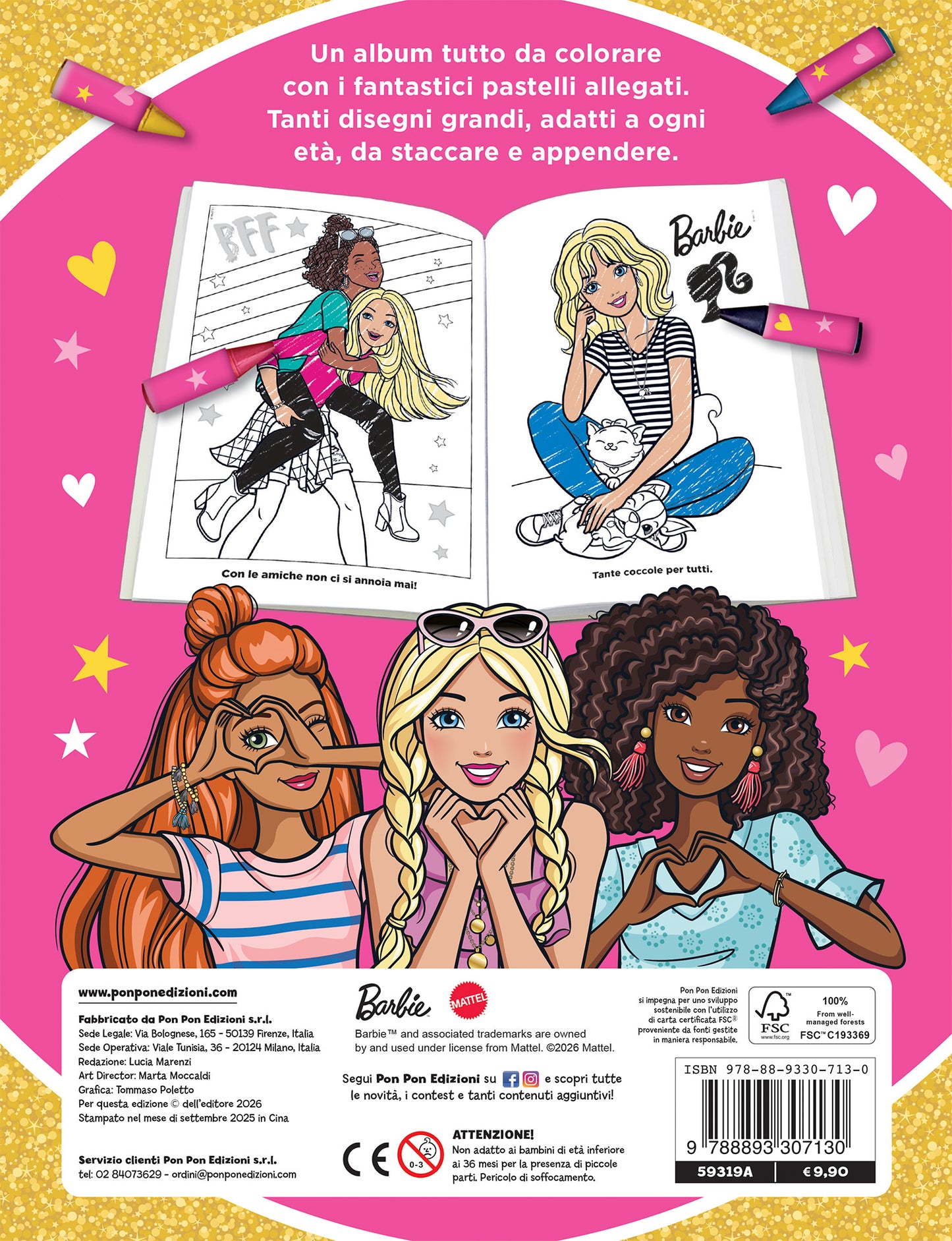 Barbie. Il mio album pastello. BFF Club