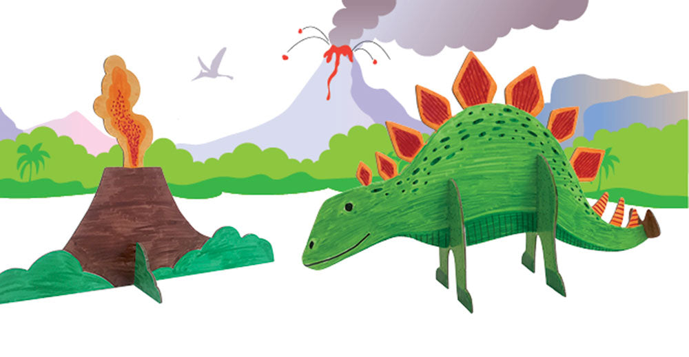 Colorare in 3D - Dinosauri