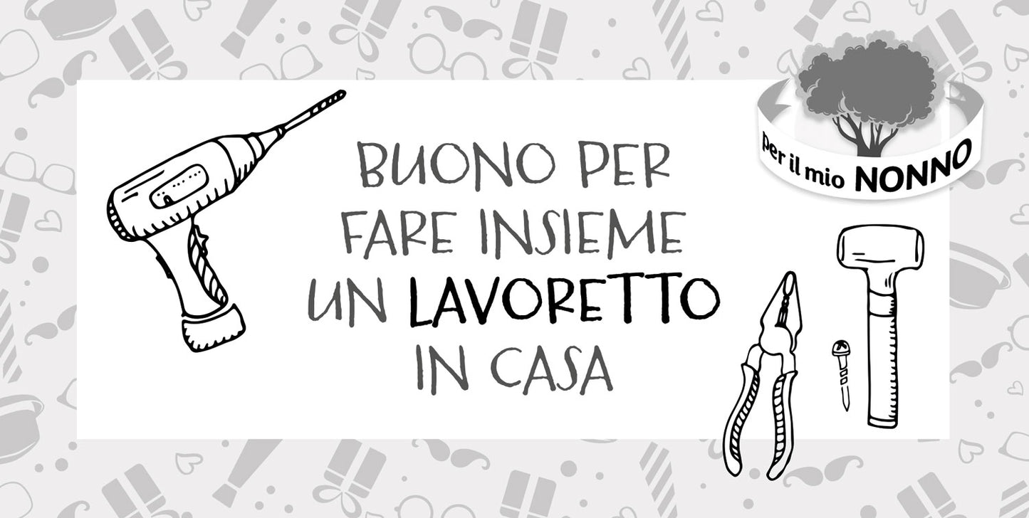 Coupon per il nonno. Buoni per momenti unici da vivere insieme!