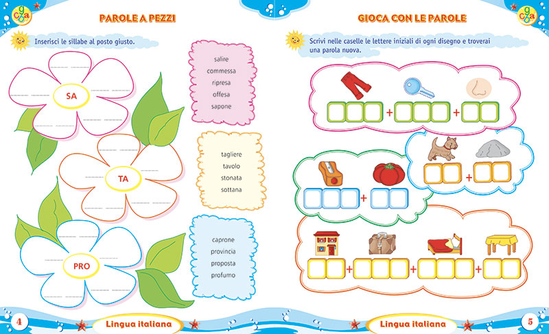Imparo in vacanza - vado in quarta. Attività di ripasso per bambini della scuola primaria