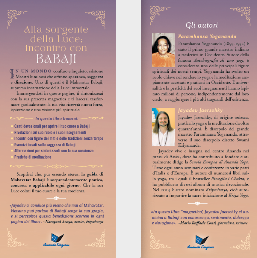 Babaji. Lo yogi immortale dell'Himalaya. Basato sugli insegnamenti di Paramhansa Yogananda