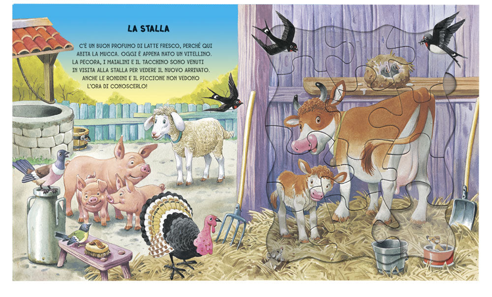 Fattoria. Con 4 puzzle di Tony Wolf