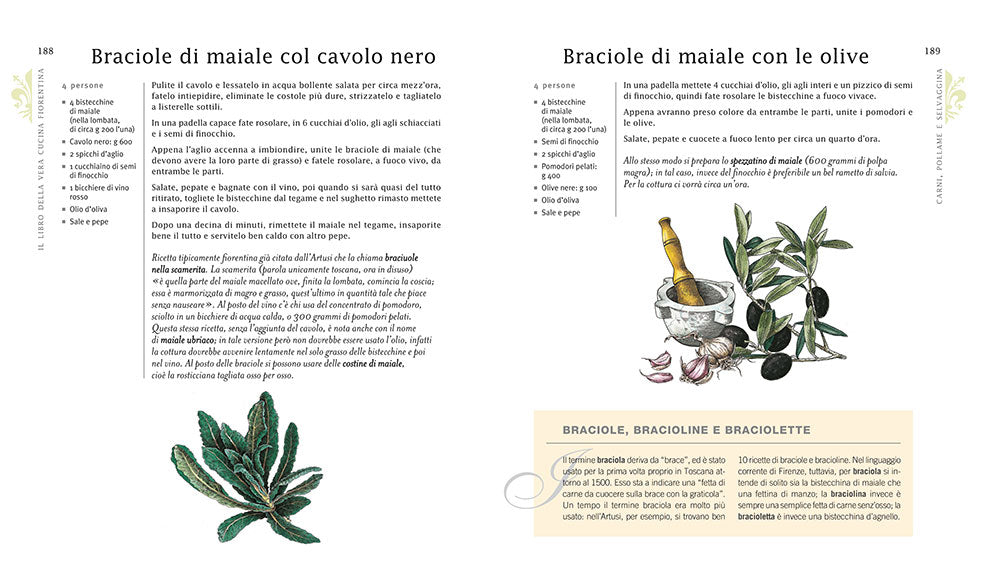 Il libro della vera cucina fiorentina. Ricette • Prodotti tipici • Storia • Tradizioni