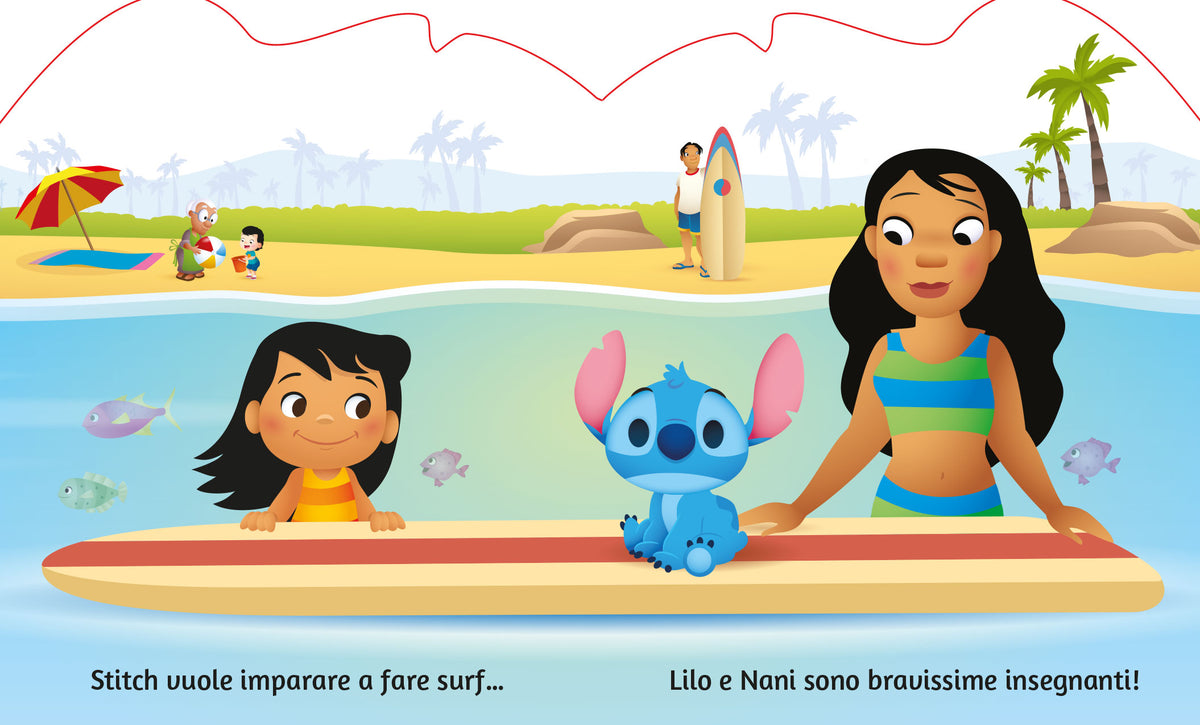 Una giornata al mare Sagomini Disney - Stitch