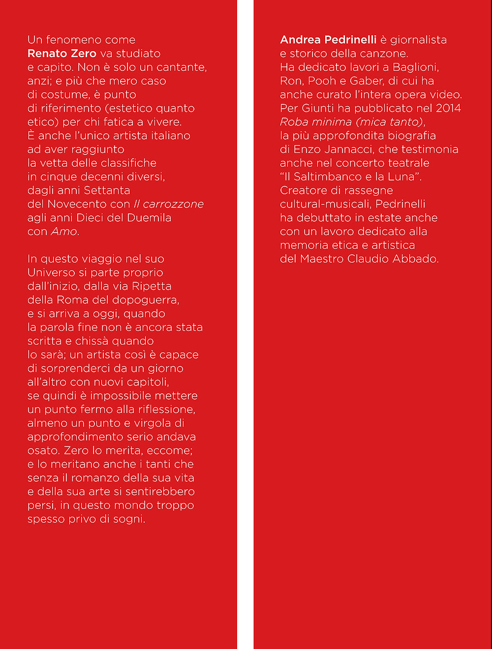 Universo Zero. Il romanzo di Renato